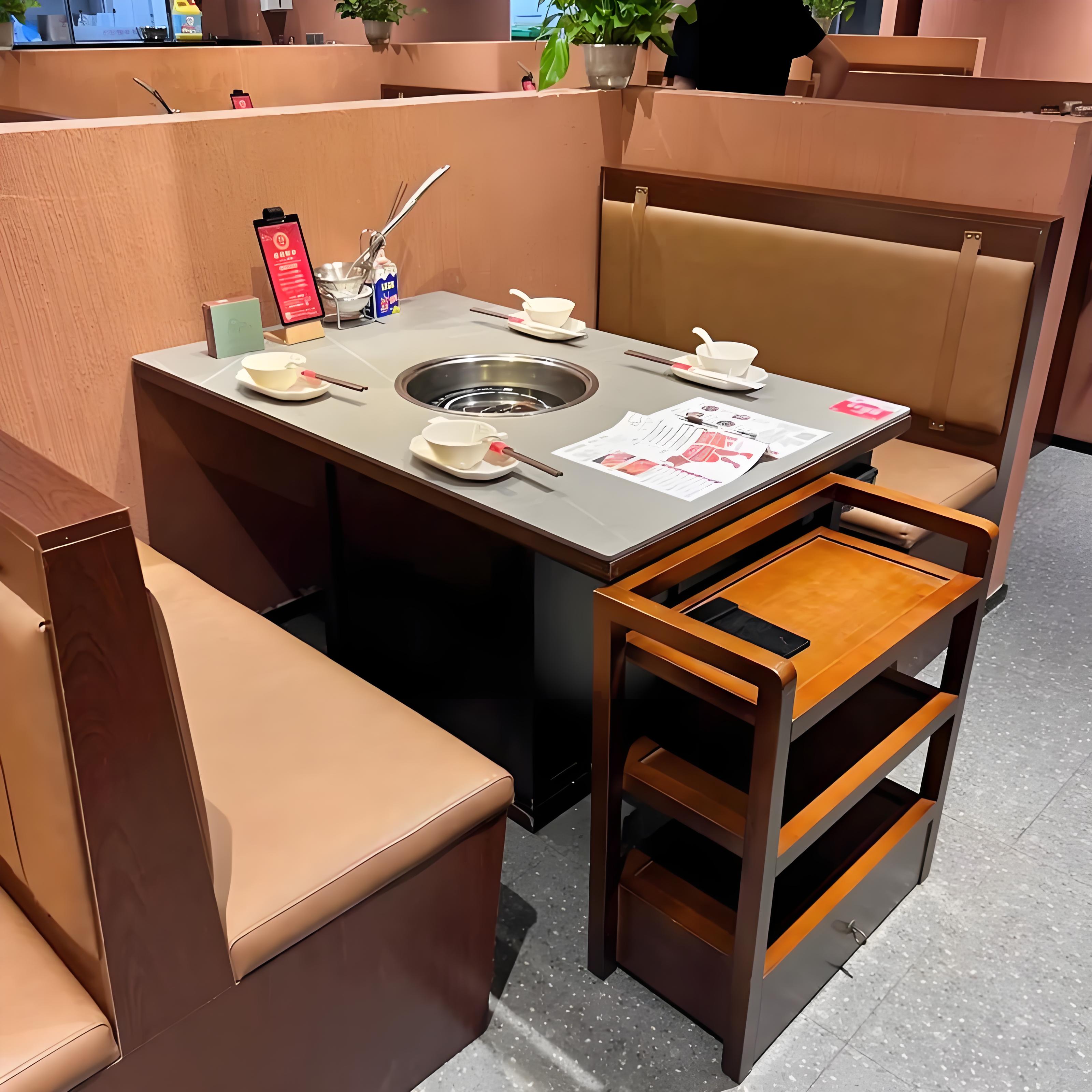 张家界市无烟净化灶台中餐桌 - 价格